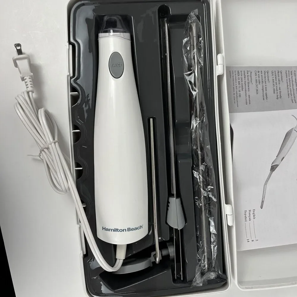 Hamilton Beach Electric Knife Set Carving Kit and Hard Case 74375Z